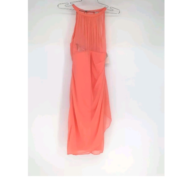 New with Tags David's Bridal Peach Formal Dress 2 - Picture 5 of 6